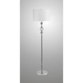 Ore Furniture Ore Furniture 6187F 62.5 in. Leona Crystal And Chrome Floor Lamp 6187F